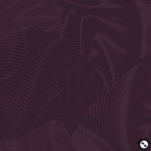 Benartex Into the Wild Echo - Dark Plum - Black Rabbit Fabric Inc.