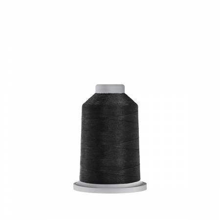 Glide 40wt Polyester Thread 1,100 yd Mini King Spool Black # 410-11001 - Black Rabbit Fabric Inc.