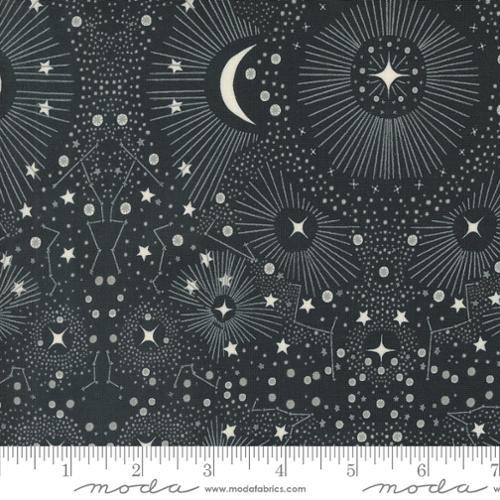 Moda Woodland Wonder Starshine - Midnight - Black Rabbit Fabric Inc.