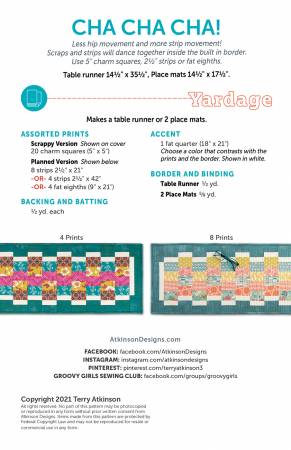 Cha Cha Cha Quilt Pattern