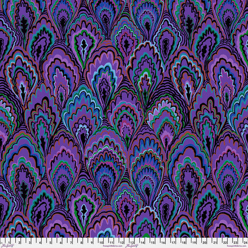 Kaffe Fassett Collective Marble Scallops - Purple