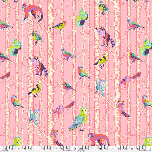 Tula Pink Full Moon Forest II - Family Tree - Honey