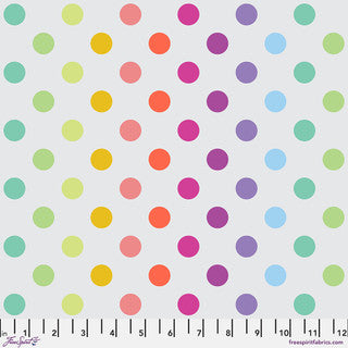 Tula Pink True Colors Graywork Disco Poms - Whisper