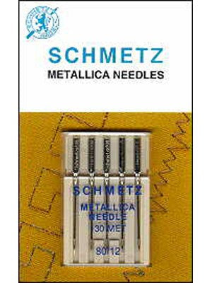 Schmetz Sz 80 Metallic Needles, 5 count