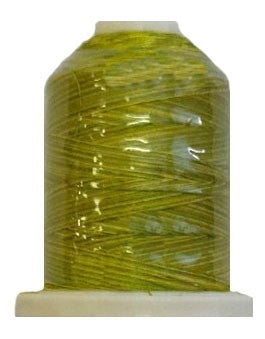 Signature Variegated Thread - 700 Yards - Cotton - 40 Weight - 150 Sun Lime Splash - Black Rabbit Fabric Inc.