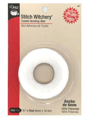 Dritz Stitch Witchery, 6.4mm x18.3M - Black Rabbit Fabric Inc.