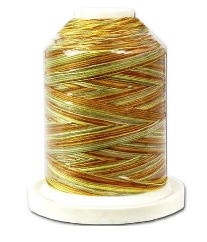 Signature Variegated Thread - 700 Yards - Cotton - 40 Weight - 009 Golden Harvest - Black Rabbit Fabric Inc.