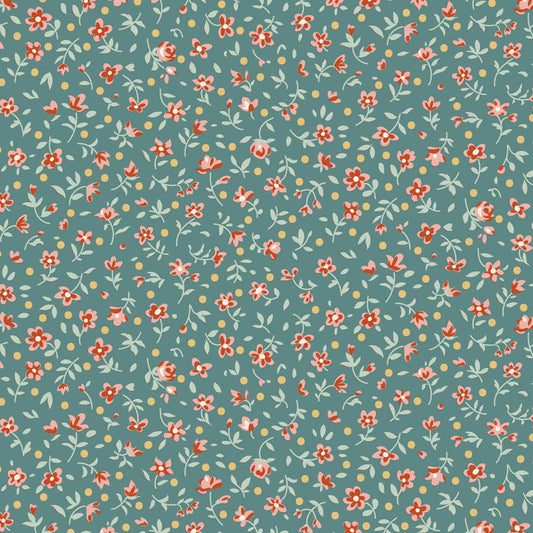 Tilda Village Life Mae Teal