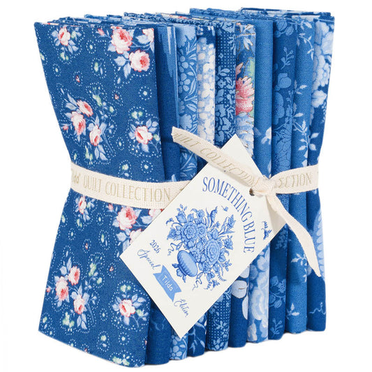Something Blue FQ Bundle 10 - Dark