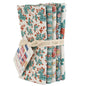 Tilda Village Life FQ Petrol Teal Bundle 5 Prints