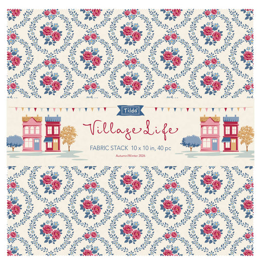 Tilda Village Life Layer Cake