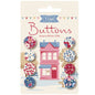 Tilda Village Life Buttons Winter 8 PCS 14mm