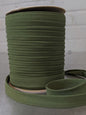 Poly/Cotton Bias 13mm - Olive - Black Rabbit Fabric Inc.
