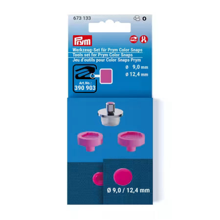 Vario Tools Set Color Snaps 9-12.4mm - Black Rabbit Fabric Inc.