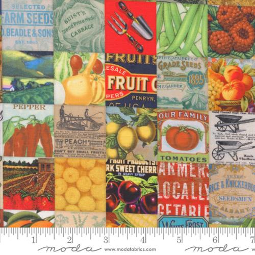 Moda Farm And Garden Farm Patchwork - Garden
