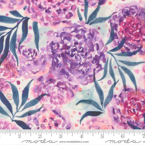 Moda Soulstice Dahlia Mama - Lavender - Black Rabbit Fabric Inc.