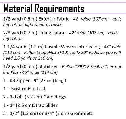 UhOh Creations - Jesse Crossbody Paper Pattern