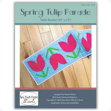 Paper Quilt Pattern - Spring Tulip Parade