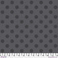 Tula Pink True Colors Graywork Pom Pom - Carbon - Black Rabbit Fabric Inc.