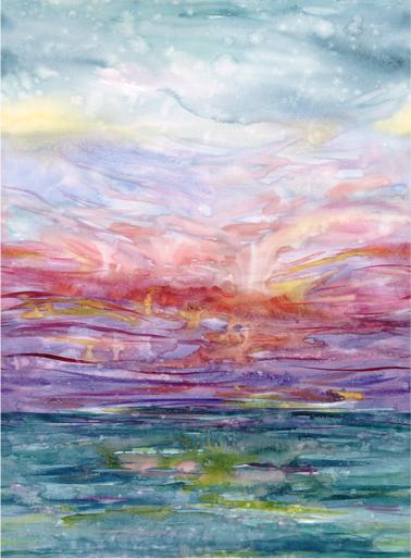 Moda Soulstice Summertide Ombre - Rainbow - Black Rabbit Fabric Inc.
