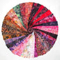 Jelly Roll - Hoffman Batik Bali Pop - Whimsy - Black Rabbit Fabric Inc.