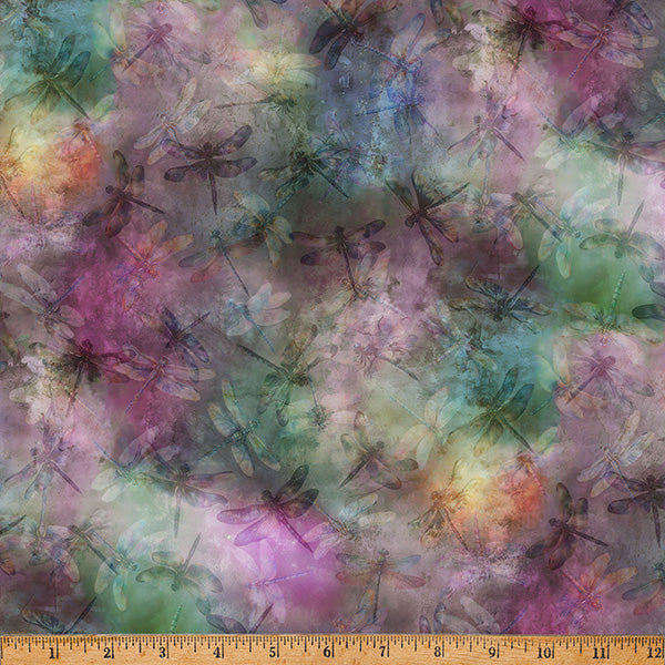 Hoffman Wings Over Wildflowers - Dragonfly