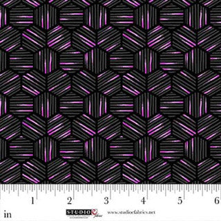 StudioE Sweet Licorice Mini Hexies - Black