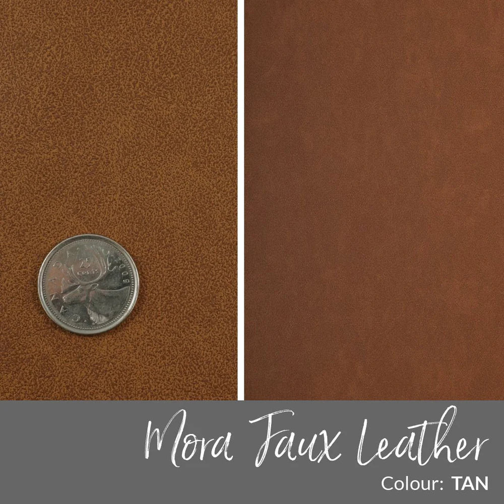 Emmaline Mora Faux Leather Half Yard Precuts - Black Rabbit Fabric Inc.