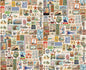 Panel: Moda Saltwater Patchwork Ephemera 18" Panel