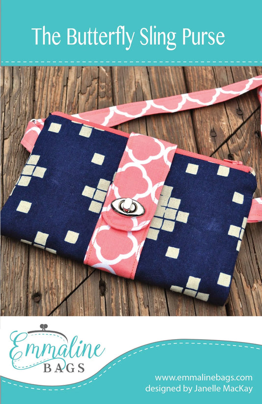 Paper Pattern - The Butterfly Sling Purse