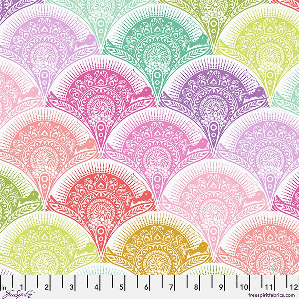 ***PRE-ORDER*** Tula Pink Prince Charming Déjà Vu Snail Scallop - Sugarrush