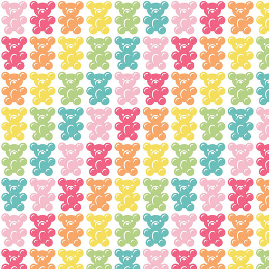 Be The Rainbow by CDS - Bright Gummy Bears - White